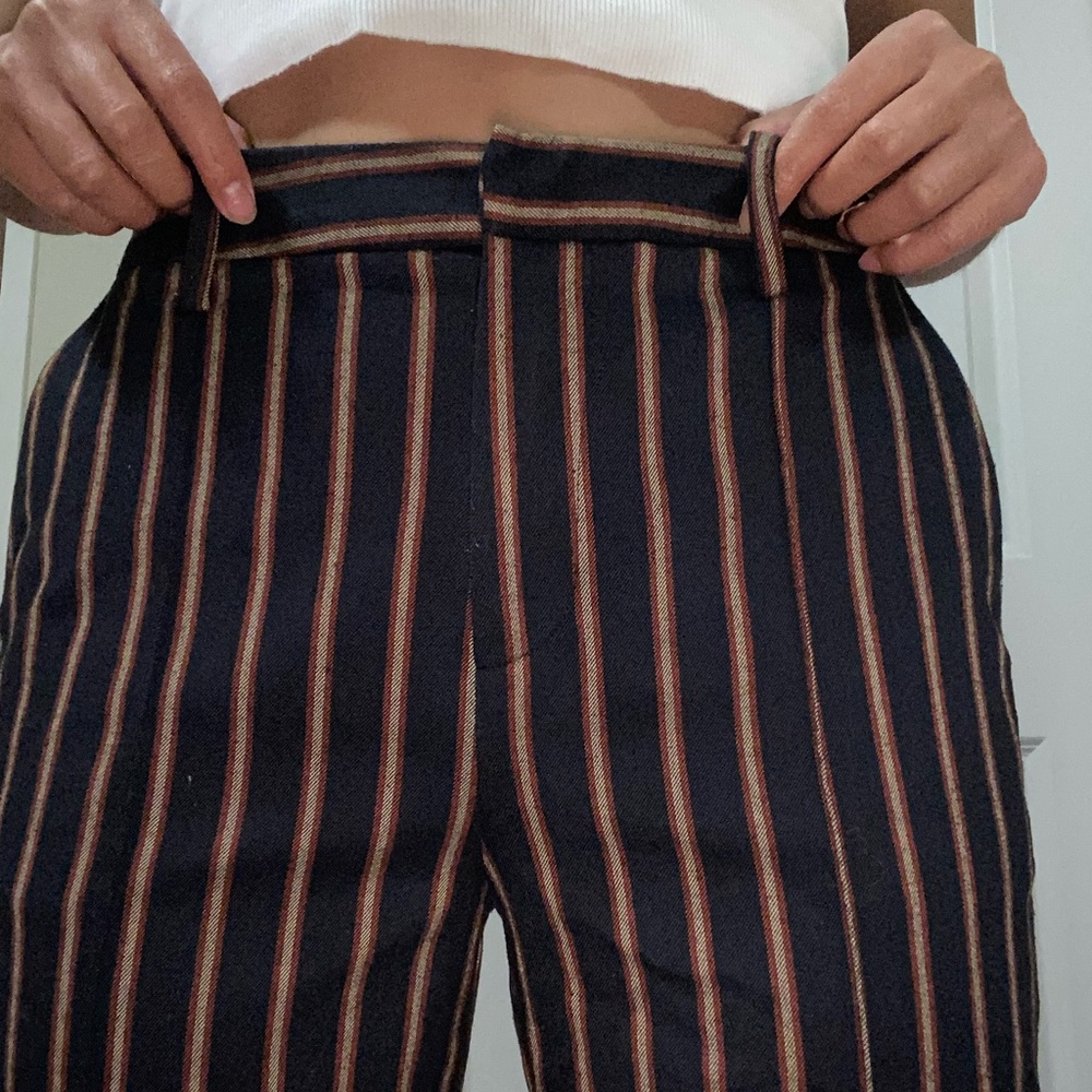 Urban Outfitters Navy Striped Pants M